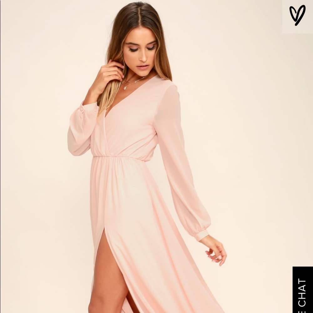 Lulu’s Long Sleeve Maxi Dress